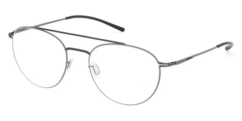 ic! Berlin Lev Graphite and Taubenblau Circle Glasses