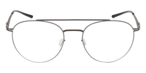 ic! Berlin Lev Graphite and Taubenblau Circle Glasses