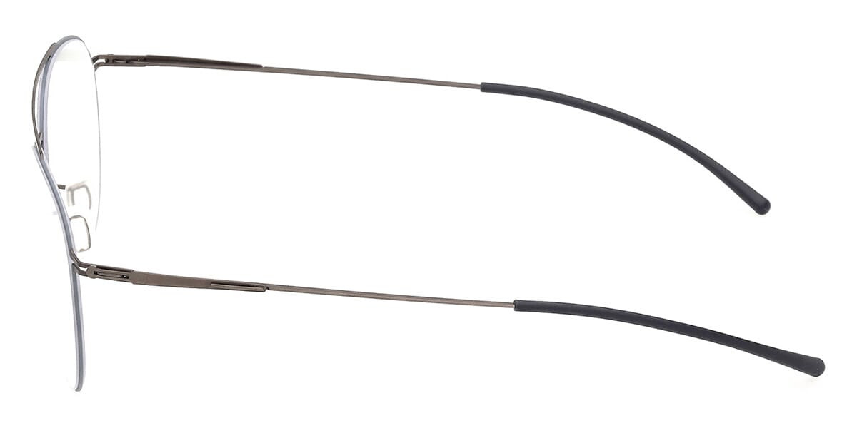 ic! Berlin Lev Graphite and Taubenblau Circle Glasses