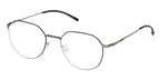 ic! Berlin Lio Shiny Graphite and Racing Green Circle Glasses
