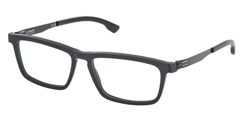 ic! Berlin Miles Rough Black Glasses