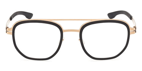 ic! Berlin Osmium Black and Rose Gold Glasses