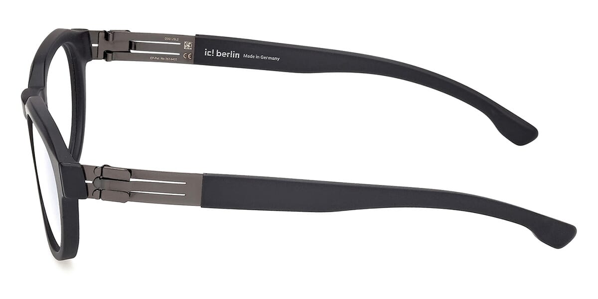 ic! Berlin Otis Matte Black Glasses