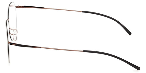 ic! Berlin Ove Shiny Copper with Black Circle Glasses