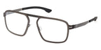 ic! Berlin Rodium Gunmetal Graphite Glasses