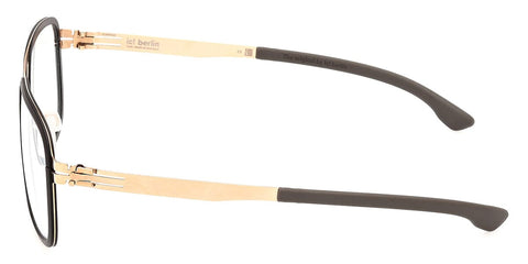 ic! Berlin Rodium Black with Rose Gold Glasses