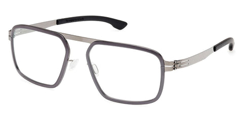 ic! Berlin Rodium Shiny Graphite Aubergine Glasses