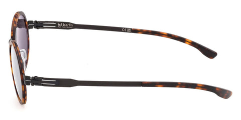 ic! Berlin Sun Bent Matte Magma with Black Sunglasses