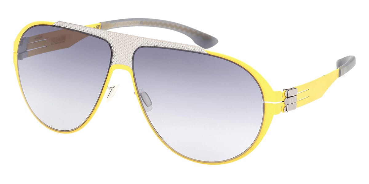 ic! Berlin Sun Carson Black Matte Bronze Mesh Sunglasses