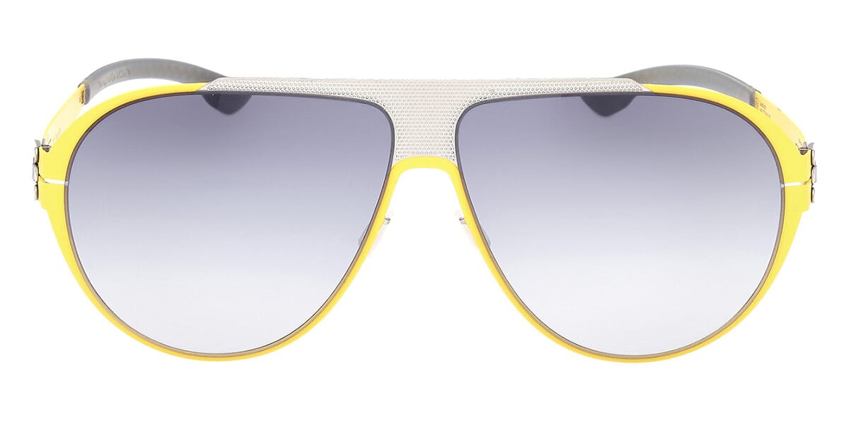 ic! Berlin Sun Carson Black Matte Bronze Mesh Sunglasses