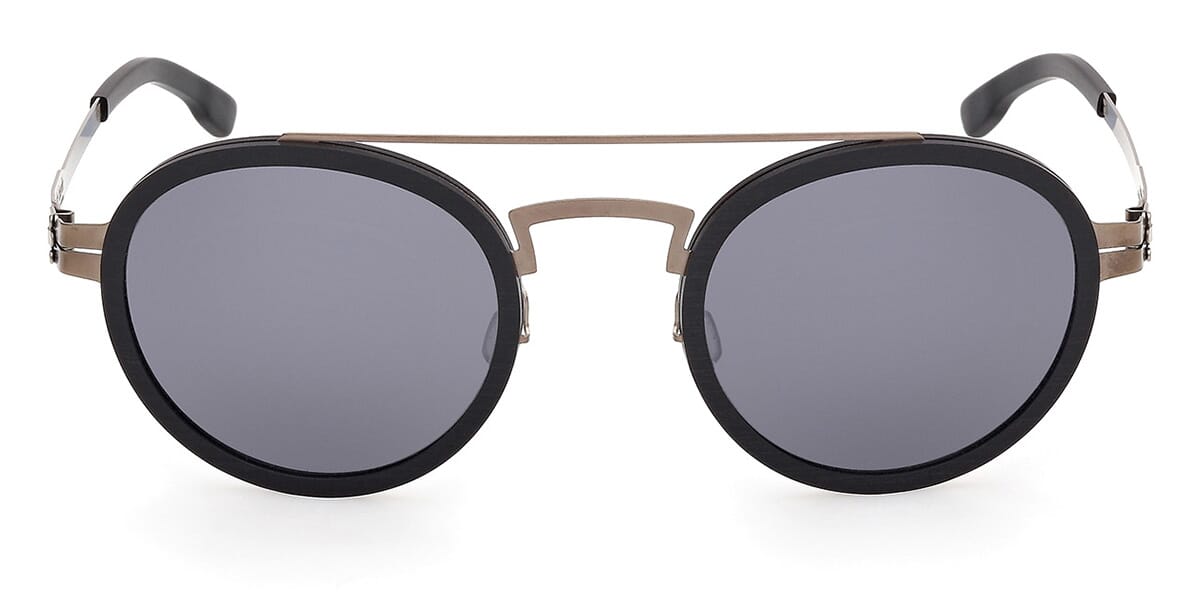 ic! Berlin Sun Dakota Rough Black with Bronze Sunglasses