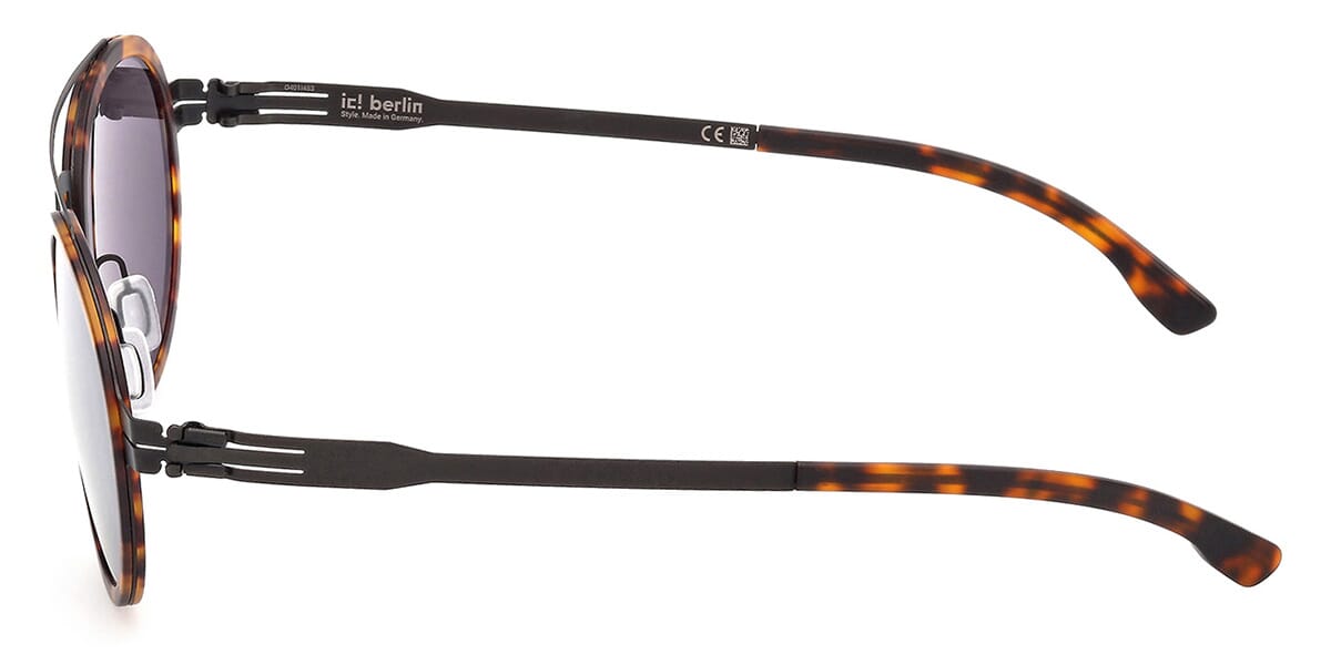 ic! Berlin Sun Dakota Matte Magma with Black Sunglasses