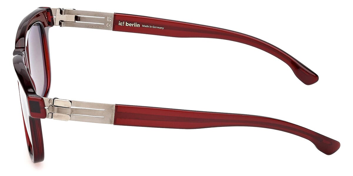 ic! Berlin Sun Gabriel Maroon Sunglasses