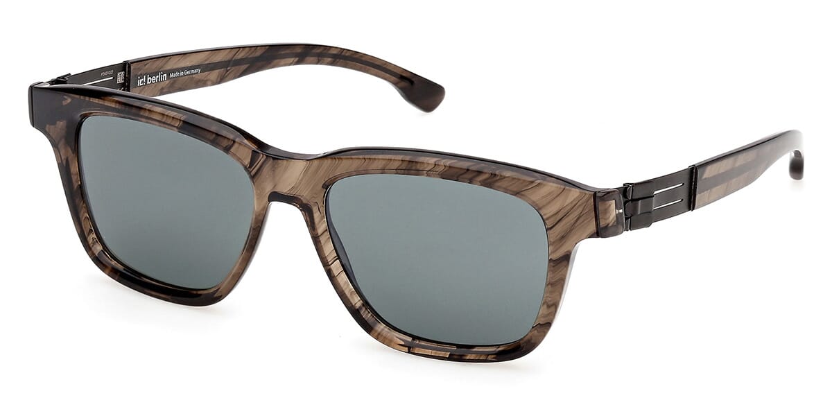 ic! Berlin Sun Gabriel Brown Driftwood Polarised Sunglasses