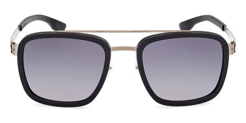 ic! Berlin Sun Jacob Bronze Rough Black Sunglasses