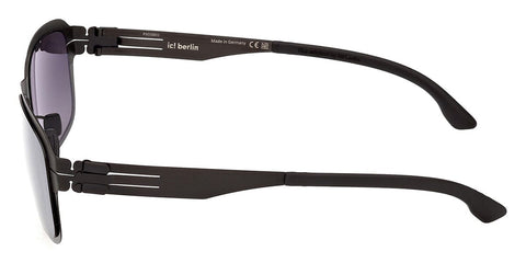 ic! Berlin Sun Jonte Black Pop Blasted Sunglasses