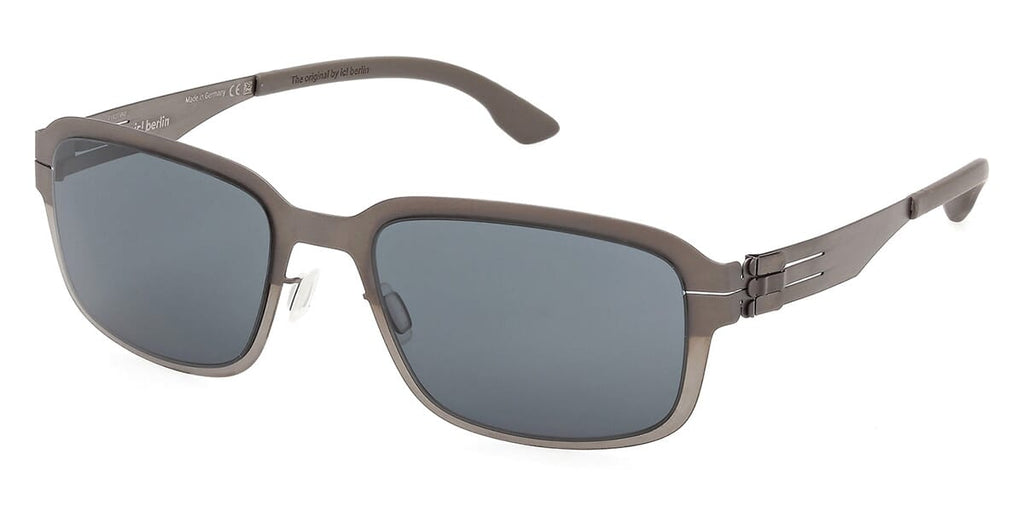 ic! Berlin Sun Jonte Graphite Pop Blasted Sunglasses