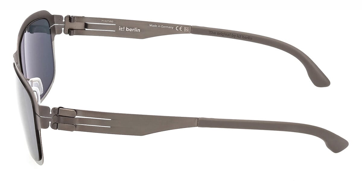 ic! Berlin Sun Jonte Graphite Pop Blasted Sunglasses