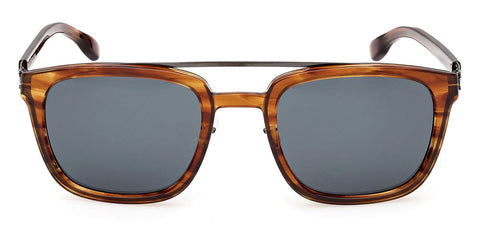 ic! Berlin Sun Julien Gunmetal Amber Brown Sunglasses