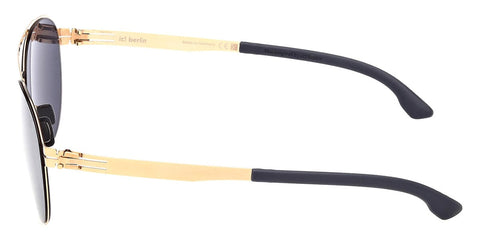 ic! Berlin Sun Loris Rose Gold and Marine Blue Sunglasses