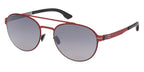 ic! Berlin Sun Loris Red 97 Gunmetal Sunglasses