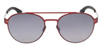 ic! Berlin Sun Loris Red 97 Gunmetal Sunglasses
