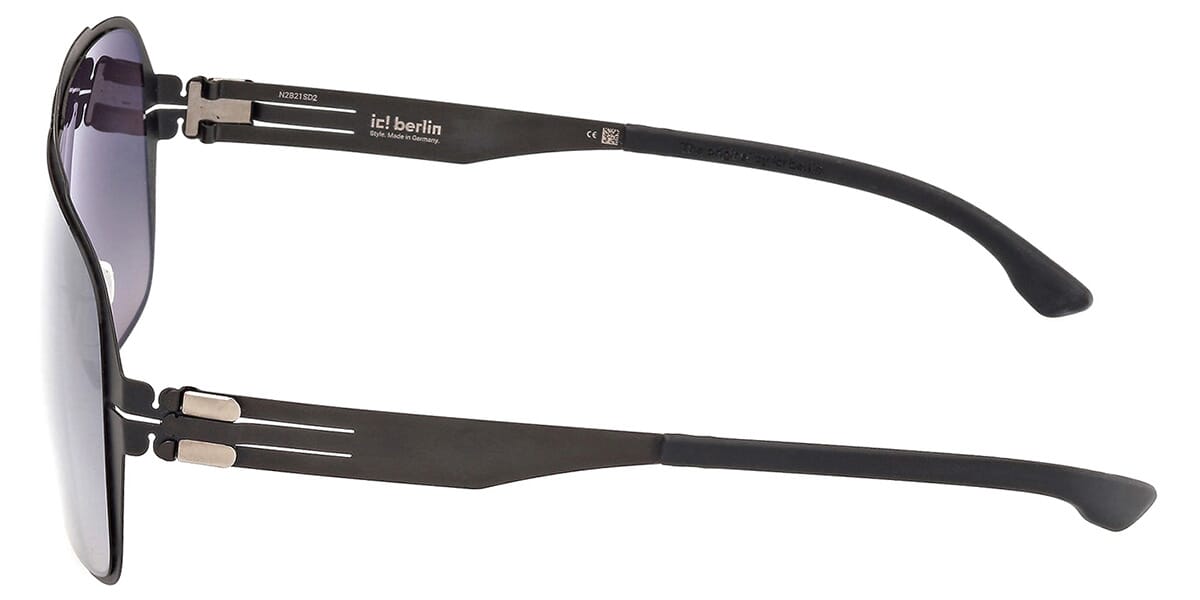 ic! Berlin Sun Nash Black Sunglasses