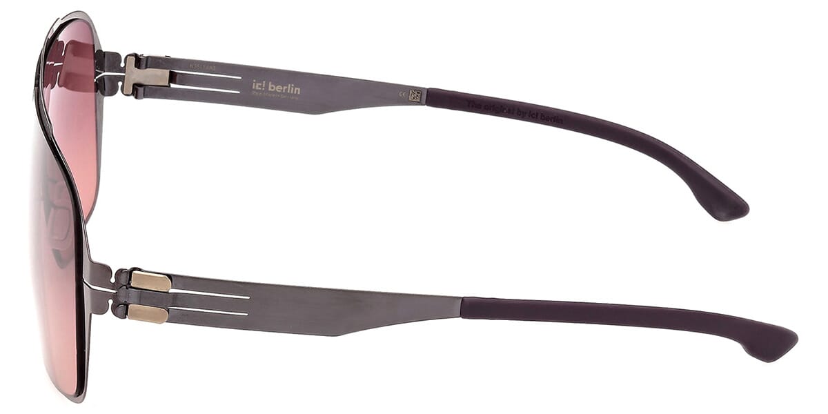 ic! Berlin Sun Nash Shiny Aubergine Sunglasses