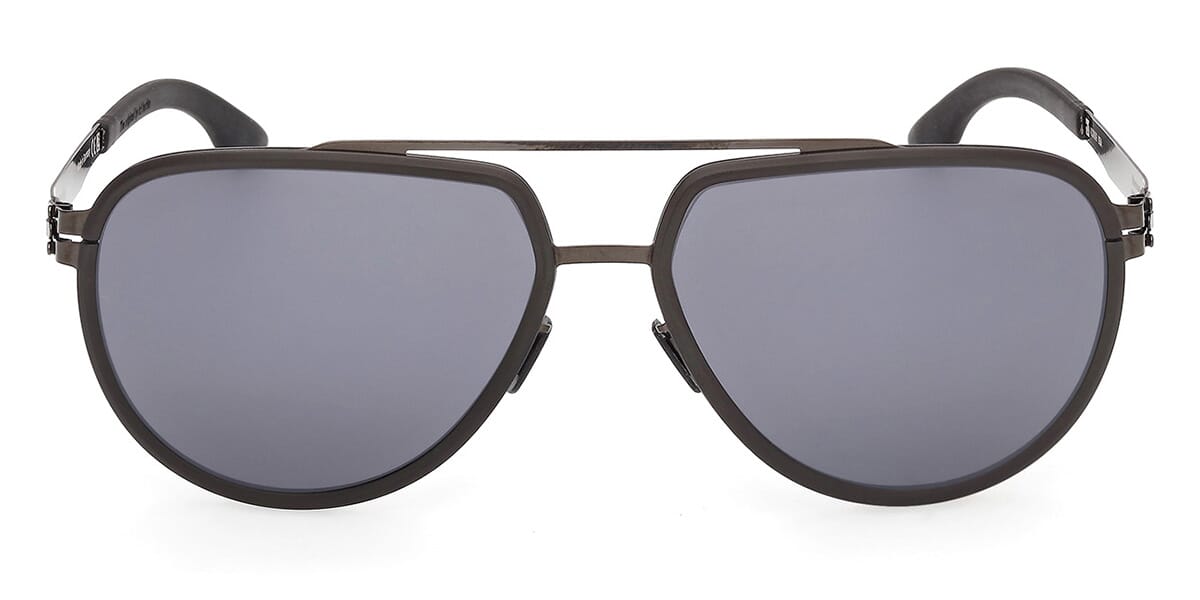 ic! Berlin Sun Rhenium Gunmetal Black Sunglasses