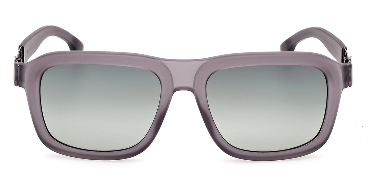 ic! Berlin Sun Rufus Matte Grey Polarised Sunglasses