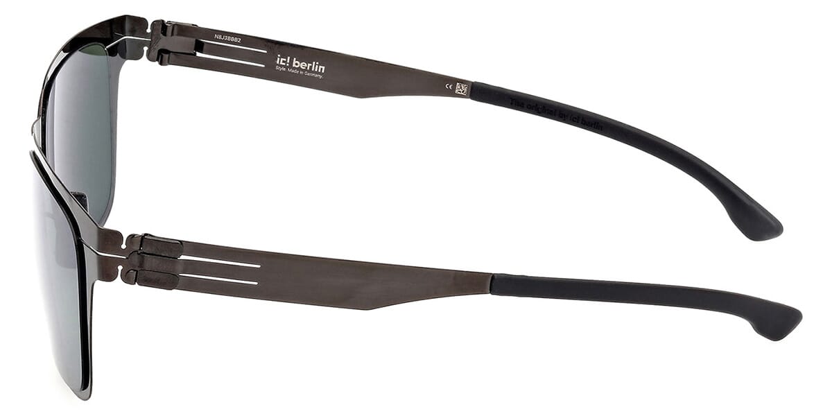ic! Berlin Sun Tanner Gunmetal Polarised Sunglasses
