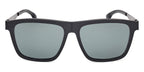 ic! Berlin Sun Zeta Rough Black Polarised Sunglasses
