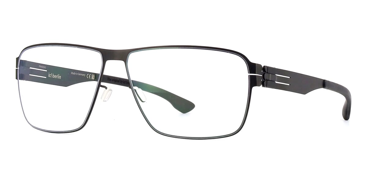 ic! berlin Thorsti S. Large Black Glasses - US