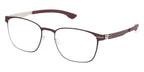 ic! Berlin Tilmann Bordeaux Pearl Glasses