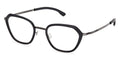 ic! Berlin Vayu Matte Black with Gunmetal Glasses