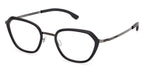 ic! Berlin Vayu Matte Black with Gunmetal Glasses