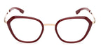 ic! Berlin Vayu Burgundy and Rose Gold Glasses