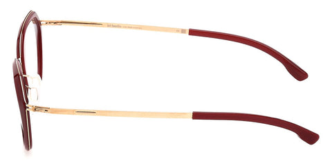 ic! Berlin Vayu Burgundy and Rose Gold Glasses