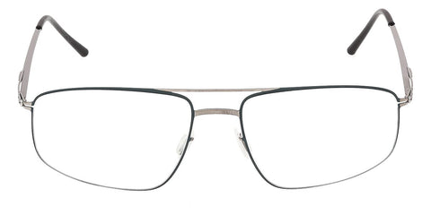 ic! Berlin Vik Beetle Green with Shiny Graphite Circle Glasses