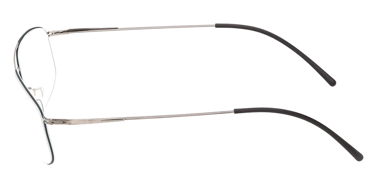 ic! Berlin Vik Beetle Green with Shiny Graphite Circle Glasses