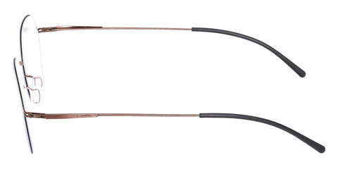 ic! Berlin Vin Shiny Copper with Matte Black Circle Glasses