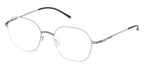 ic! Berlin Vin Shiny Graphite with Venice Green Circle Glasses