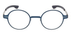 ic! Berlin Wilhelm Harbour Blue Graphite Glasses
