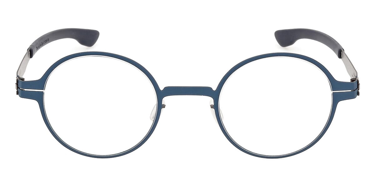 ic! Berlin Wilhelm Harbour Blue Graphite Glasses