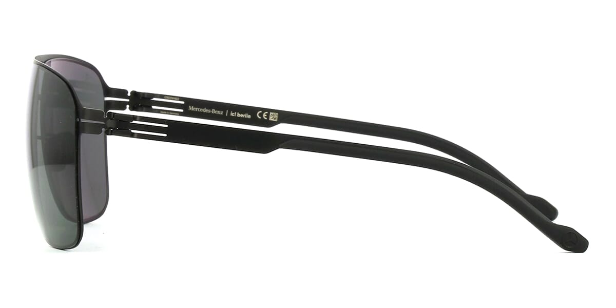 ic! berlin x Mercedes Benz MB 03 Black Sunglasses