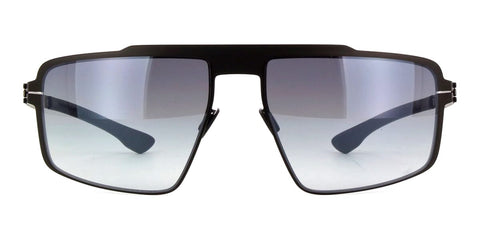 ic! berlin x Mercedes Benz MB 16 Black with Black to Clear Sunglasses