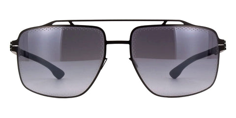 ic! berlin x Mercedes Benz MB 20 Black with Black to Grey Sunglasses