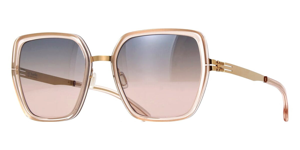 ic! berlin Zoe S Rose Gold Ice Tea Sunglasses