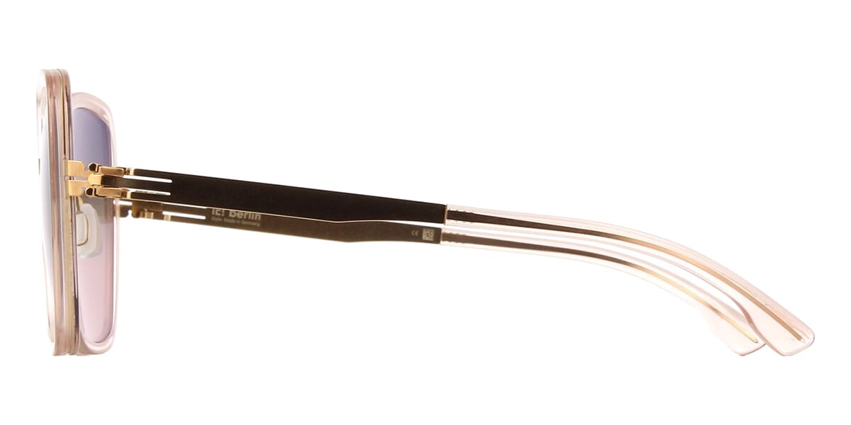 ic! berlin Zoe S Rose Gold Ice Tea Sunglasses