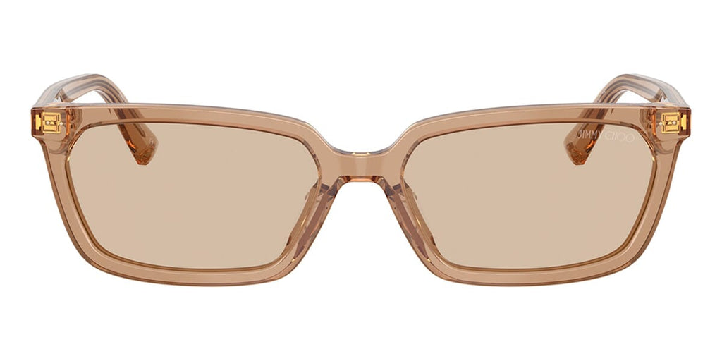 Jimmy Choo Brown Oversized Square Sunglasses Jimmy Choo - Tilda - Dark Havana Oversized Square Sunglasses  main image 3